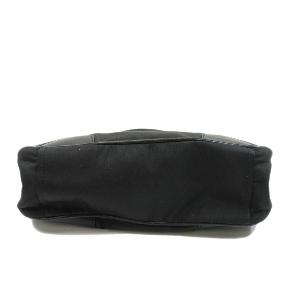 Prada Tessuto shoulder bag leather trim Black - Picture 4 of 11